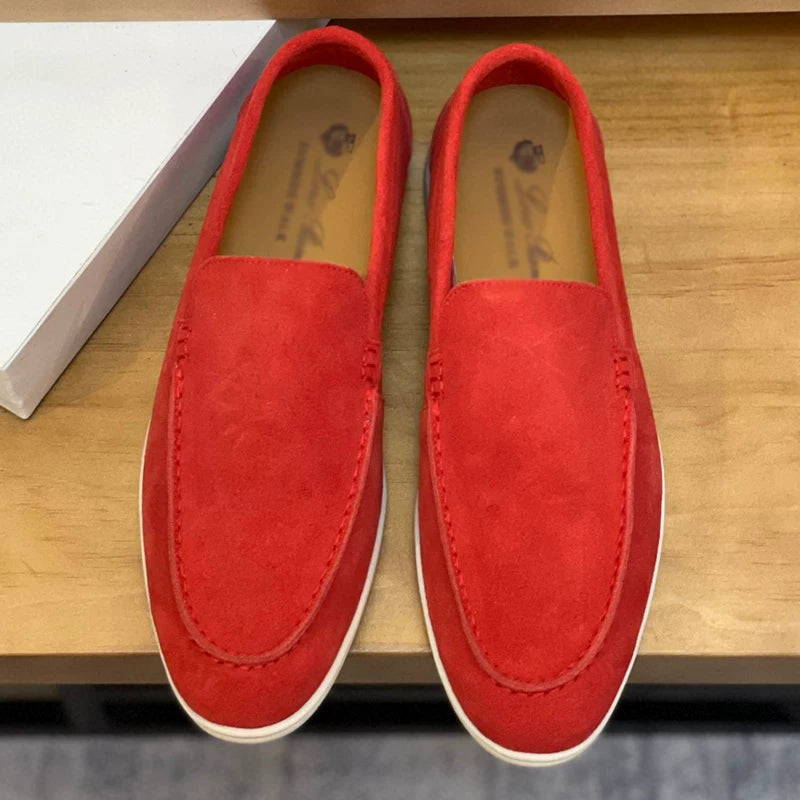Importé - Chaussure Homme Moccasin Cuir Daim