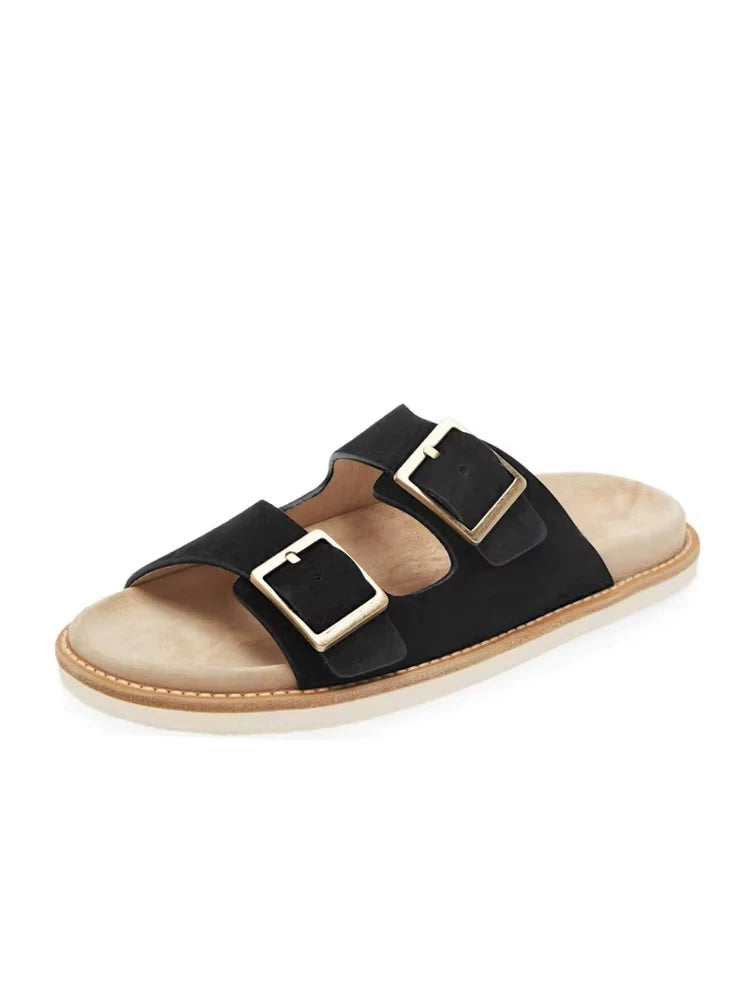 Importé - Chaussure Sandales Décontractées En Cuir