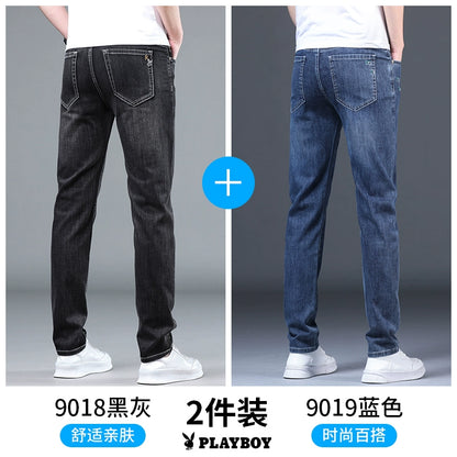 Importé - Playboy Pantalon Slim Fit Homme Jean Stretch