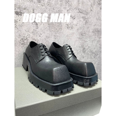Importé - Chaussure Homme Derby Britannique Semelle Epaisse A Bout Carré