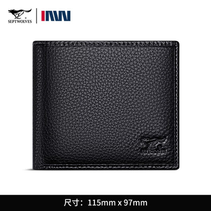 Importé - Portefeuille Porte-Cartes d'affaires Cuir Véritable