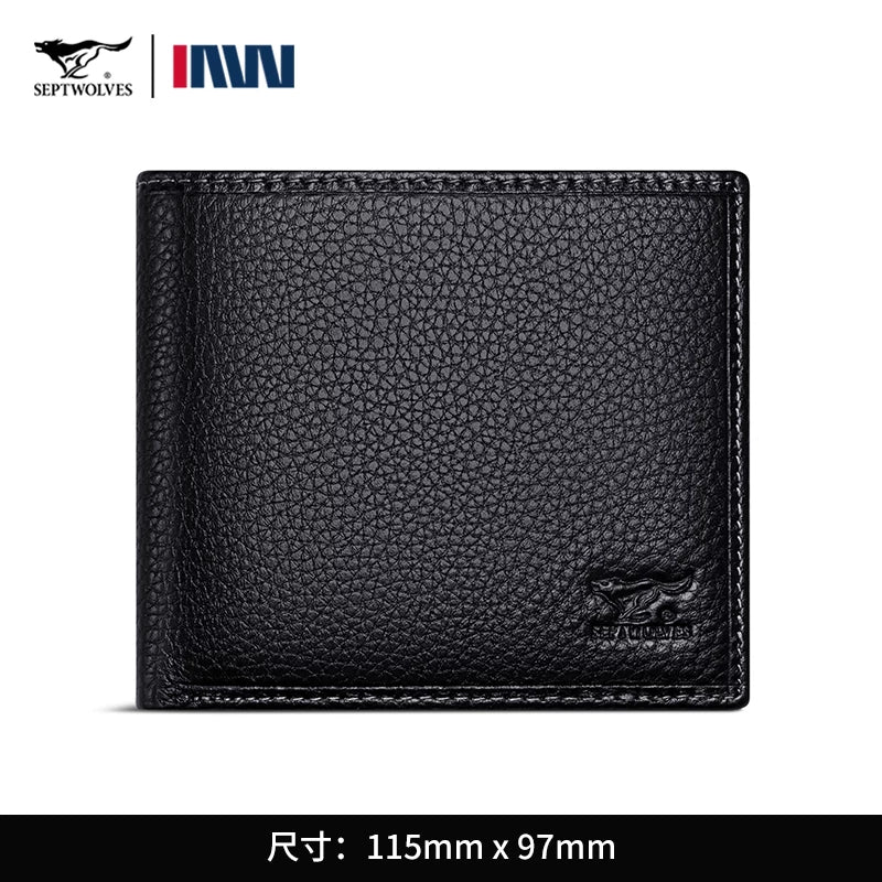 Importé - Portefeuille Porte-Cartes d'affaires Cuir Véritable