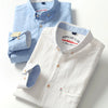 Importé - Chemise Homme 100% Coton Lin Manches Longues