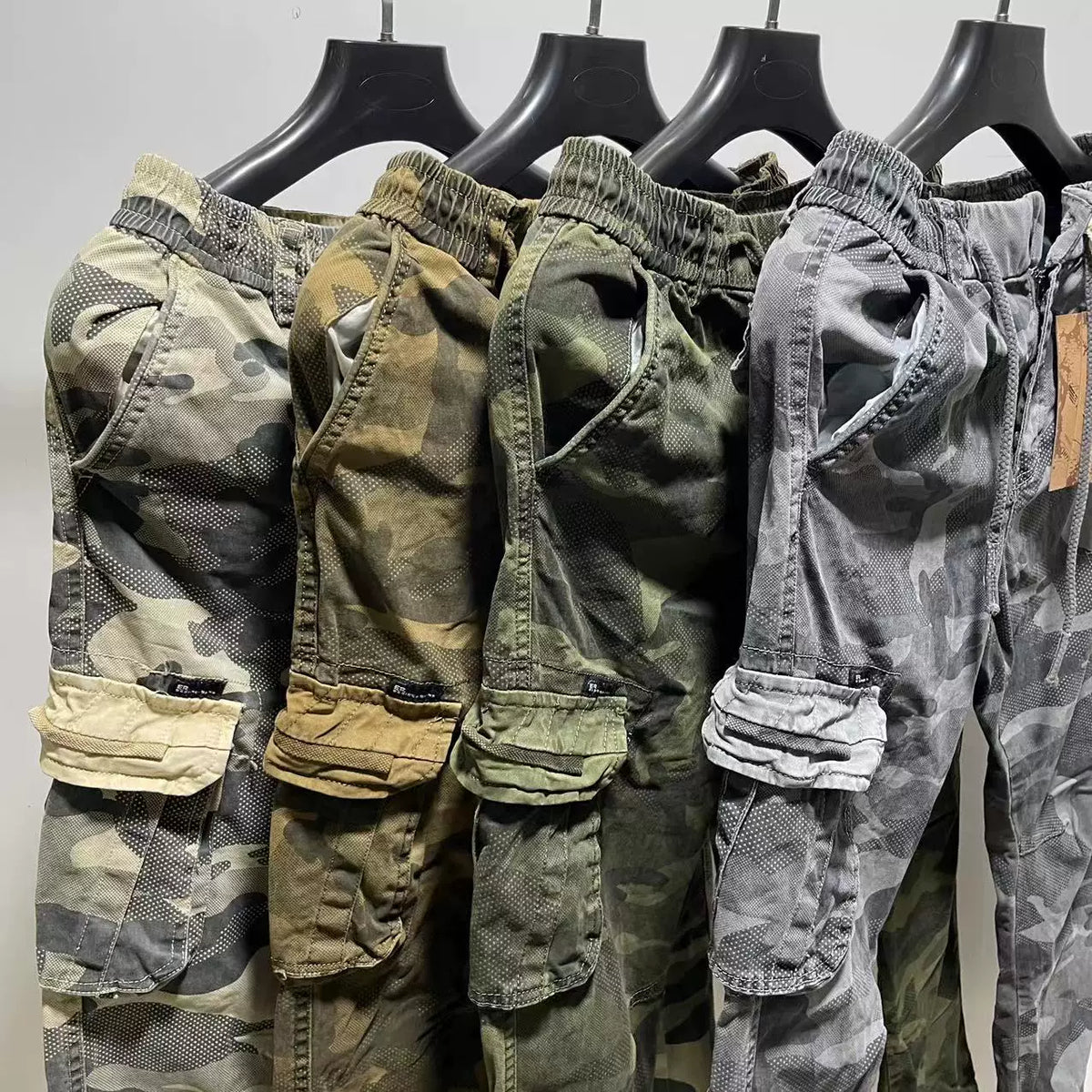 Importé - Pantalon Cargo Homme Motif Camouflag En Coton
