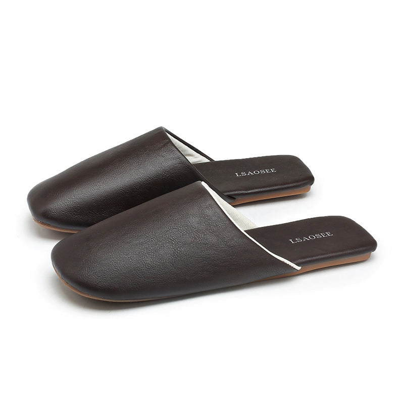 Importé - Sandales Mixtes Pantoufles Simili-Cuir Antidérapantes