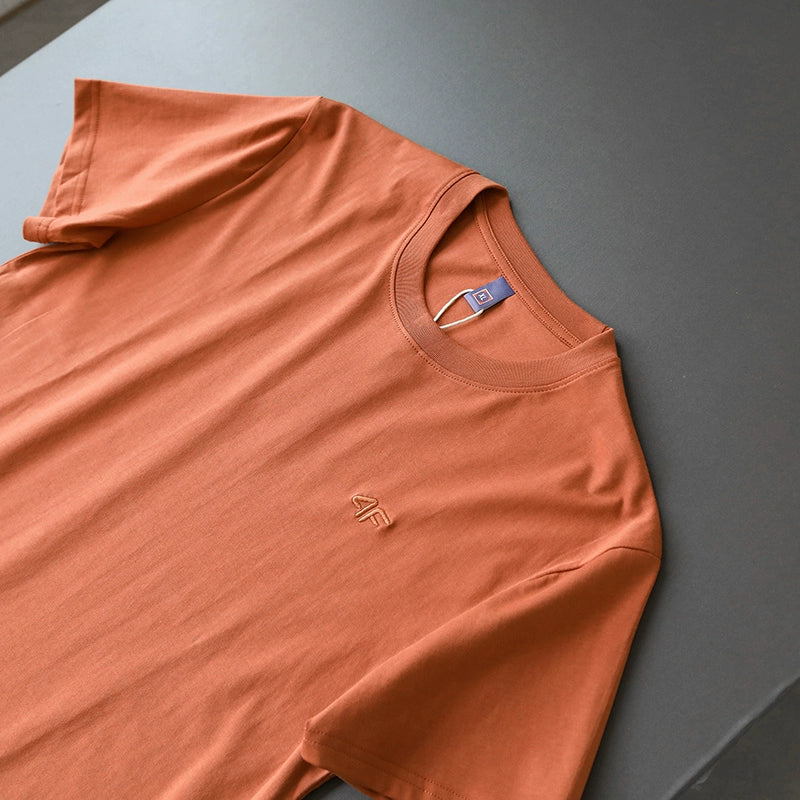 Importé - T-Shirt Hommes Décontractés Manches Courtes Pur Coton