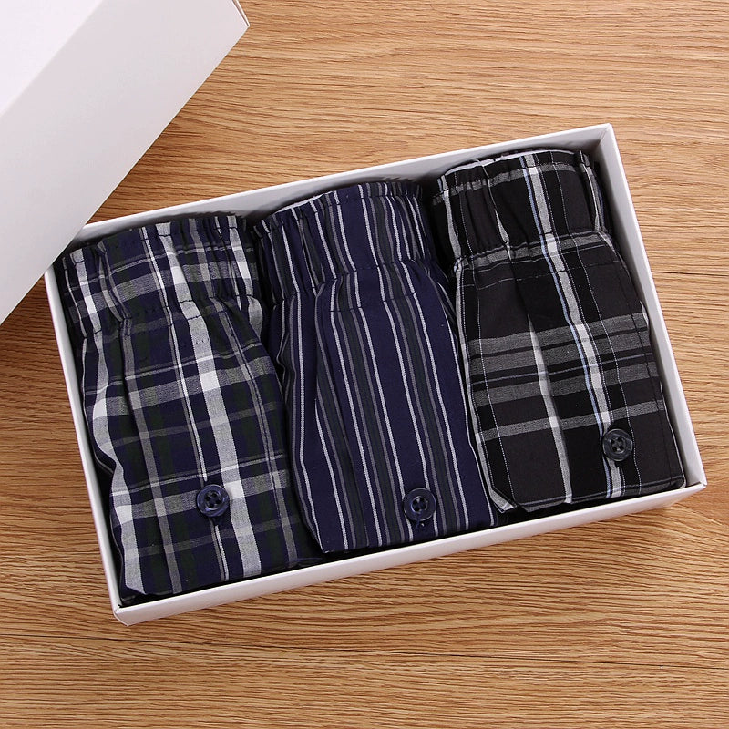Importé - Lot 3 Boxers Sport Homme Pur Coton