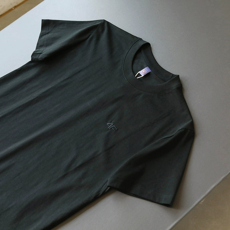 Importé - T-Shirt Hommes Décontractés Manches Courtes Pur Coton