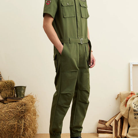 Importé - Combinaison Homme Tendance Style Militaire