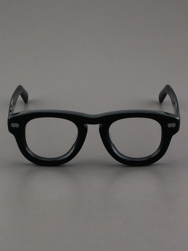 Importé – Monture Large Rétro Lunettes Mixtes