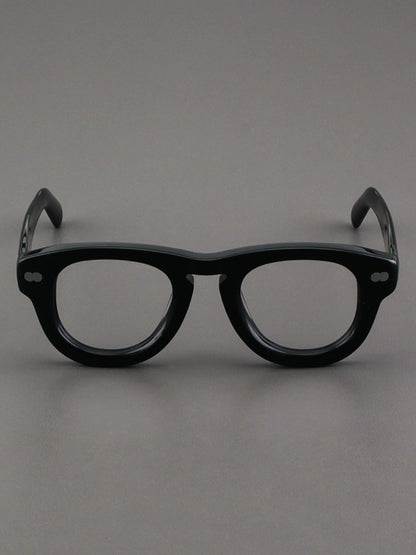 Importé – Monture Large Rétro Lunettes Mixtes