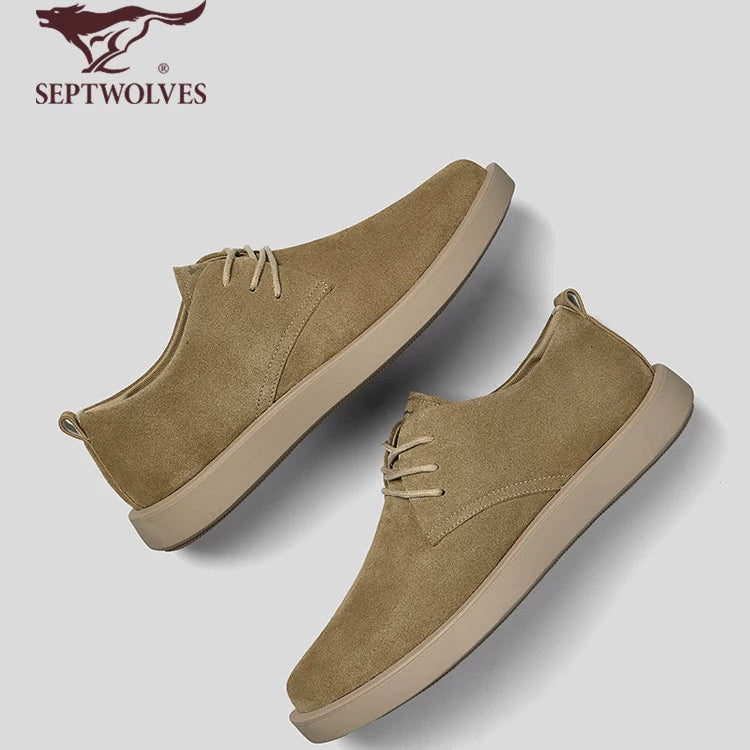 Importé - Chaussure Homme Sneakers En Cuir De Daim