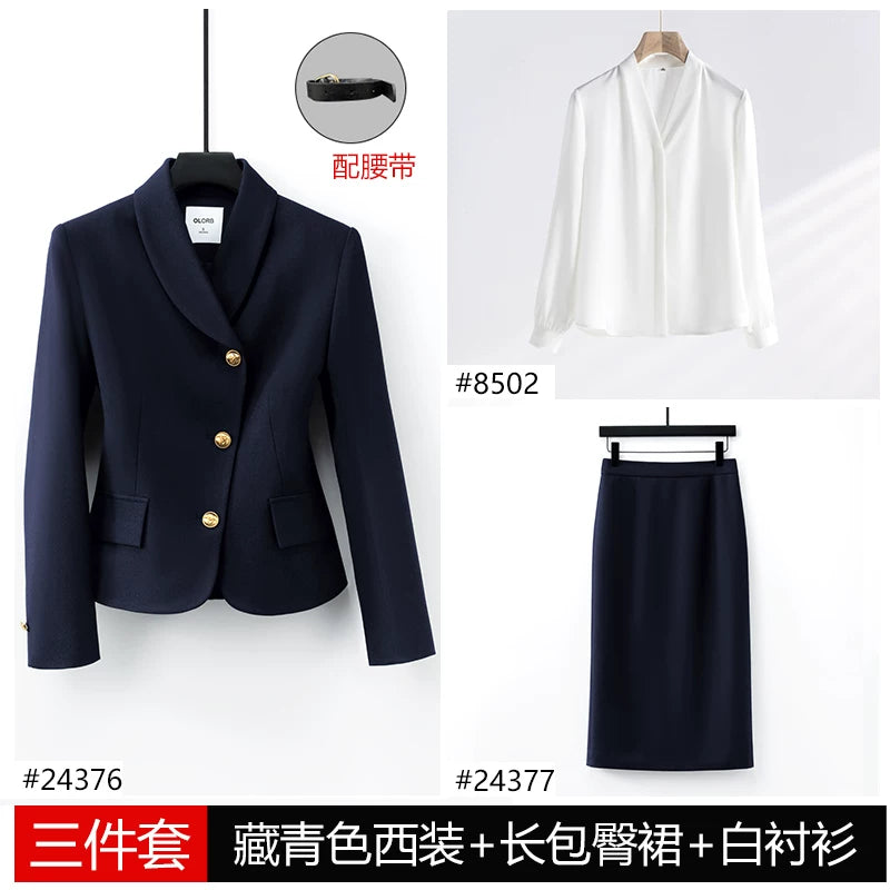 Importé - Ensemble Tailleur Femme 2-3 Pièces Slim Fit Premium