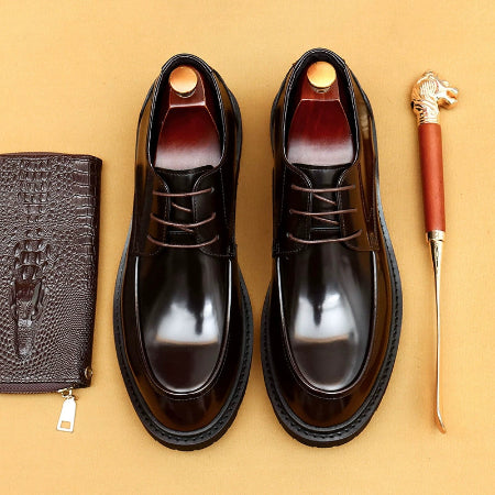 Importé - Chaussure Homme En Cuir Derby Britannique Décontractées