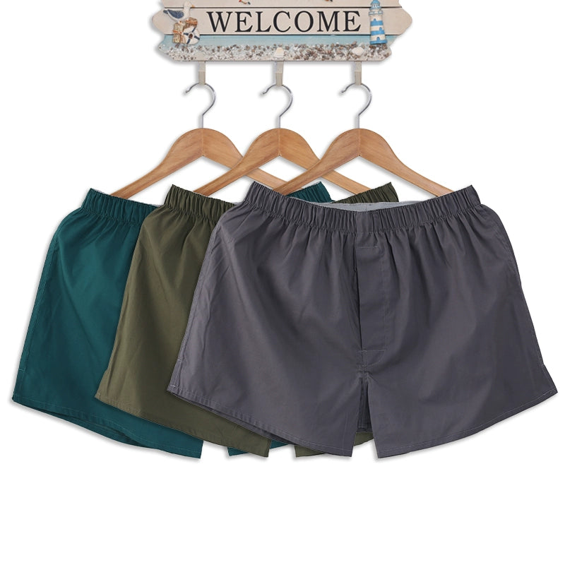 Importé - Lot 3 Boxers Sport Homme Pur Coton
