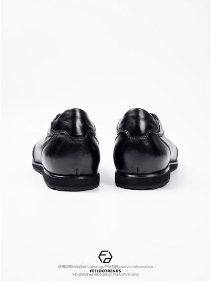 Importé - Chaussure Homme Mocassin Cuir Compensé