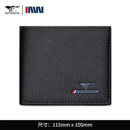 Importé - Portefeuille Porte-Cartes d'affaires Cuir Véritable