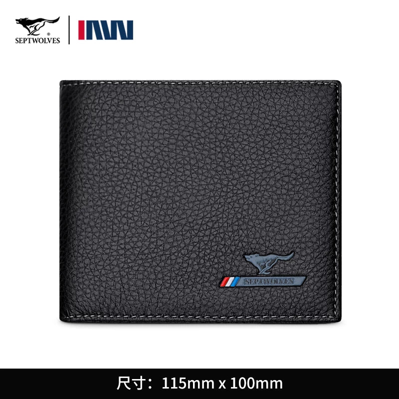 Importé - Portefeuille Porte-Cartes d'affaires Cuir Véritable