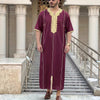 Importé - Boubou Homme Marocain broder Décontracté
