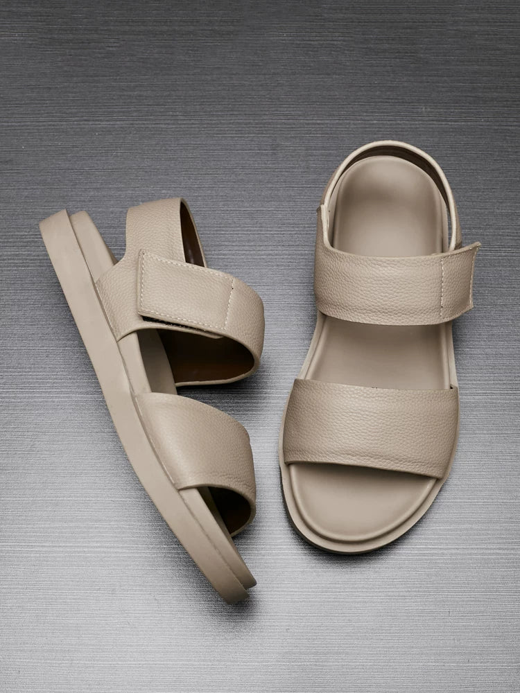 Importé - Chaussure Sandales En Cuir