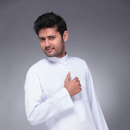 Importé - Boubou Homme Dubaï Décontracté En Coton