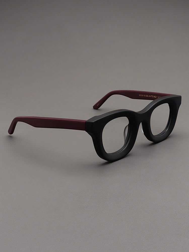 Importé – Monture Large Lunettes Rétro