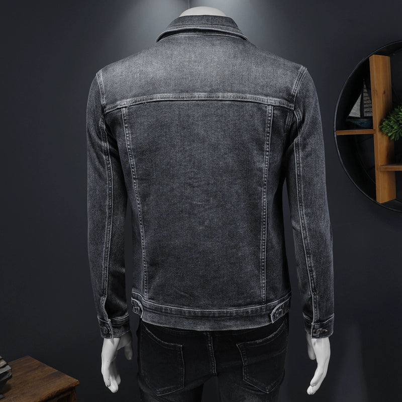 Importé - Jacket Pur Coton Jean Homme Manche Longue