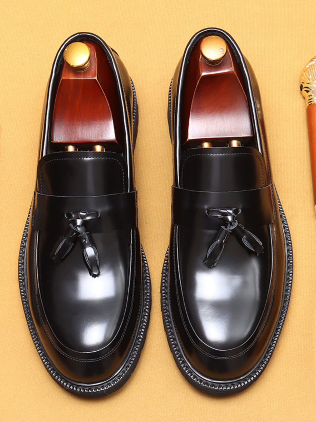 Importé - Chaussure Homme Mocassins Britannique En Cuir Véritable