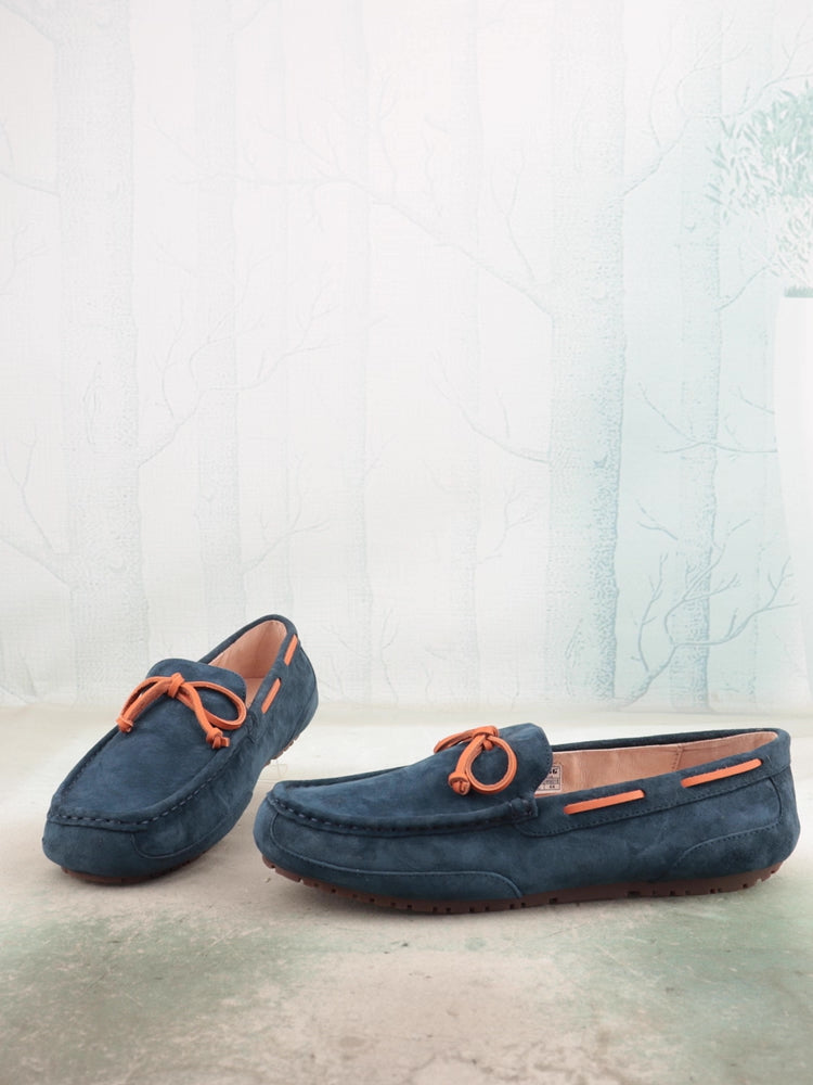 SOLDÉ - Mocassins Tod's Cuir Daim Bleu - RESTE 1