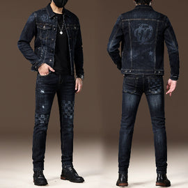 Importé - Ensemble Jacket Homme Slim Tendance