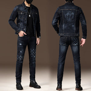 Importé - Ensemble Jacket Homme Slim Tendance