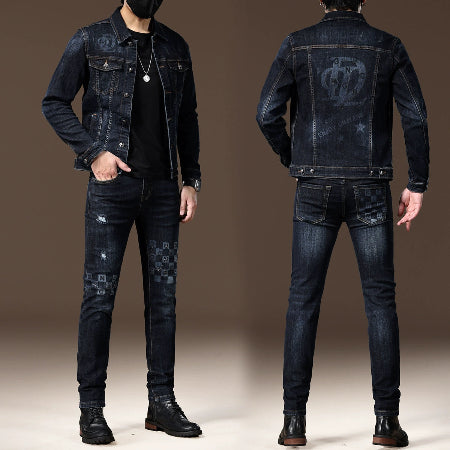 Importé - Ensemble Jacket Homme Slim Tendance