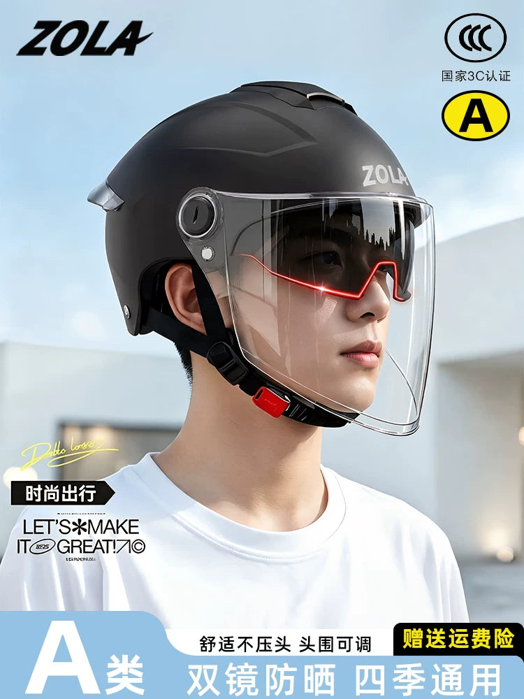 Importé - Casque Blindé Anti-Choc Protection Moto Velo