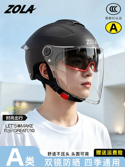 Importé - Casque Blindé Anti-Choc Protection Moto Velo