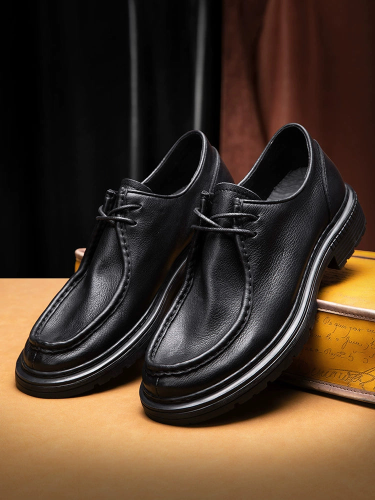 Importé - Chaussure Homme Britannique Rétro Décontractées Bottes 100% Cuir