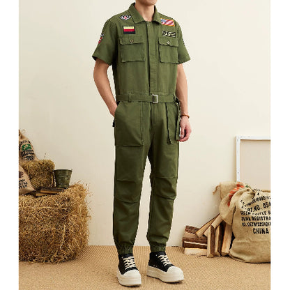 Importé - Combinaison Homme Tendance Style Militaire