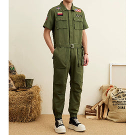 Importé - Combinaison Homme Tendance Style Militaire