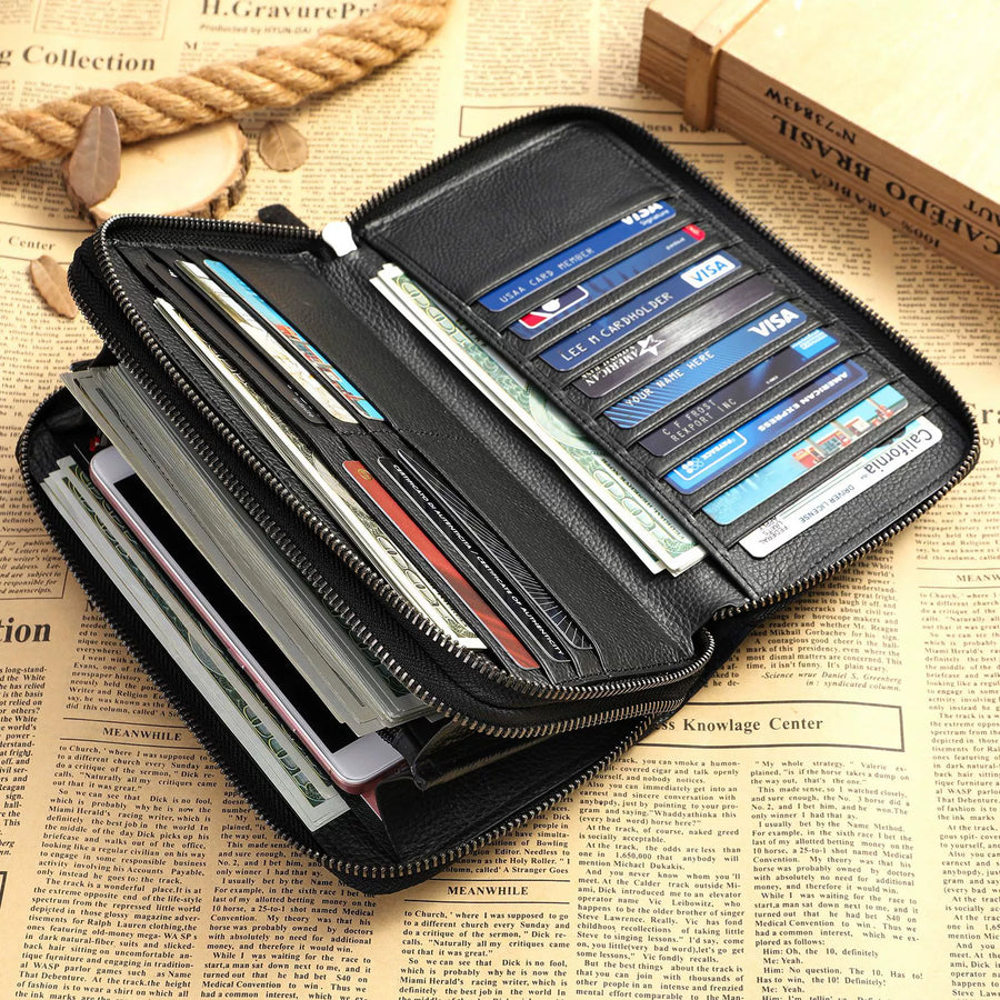 Importé - Pochette en Cuir Premium Style Décontracté