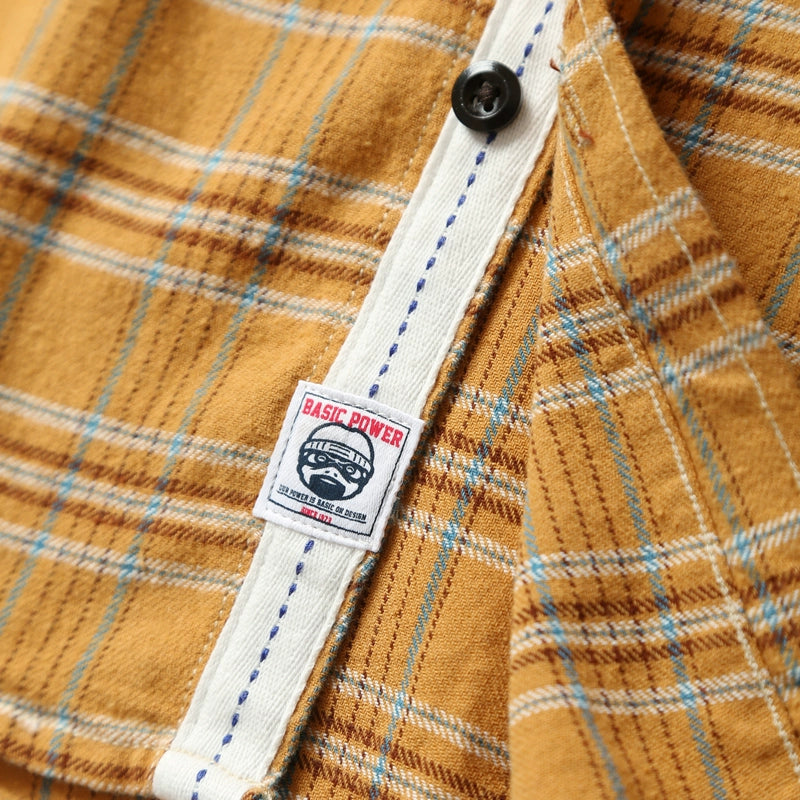Importé - Chemise Carreaux Homme A Manches Longues  100% Coton
