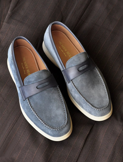 Importé - Chaussure Homme Moccasin Style Cuir Daim