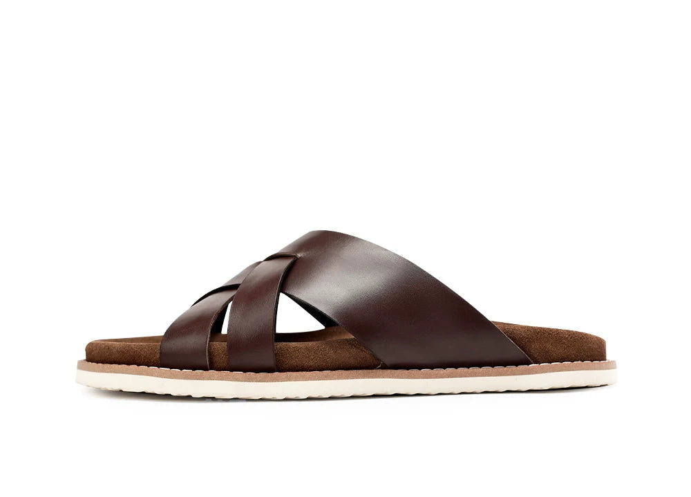 Importé - Chaussure Sandales Décontractées En Cuir