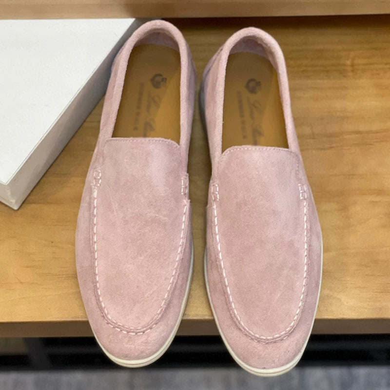 Importé - Chaussure Homme Moccasin Cuir Daim