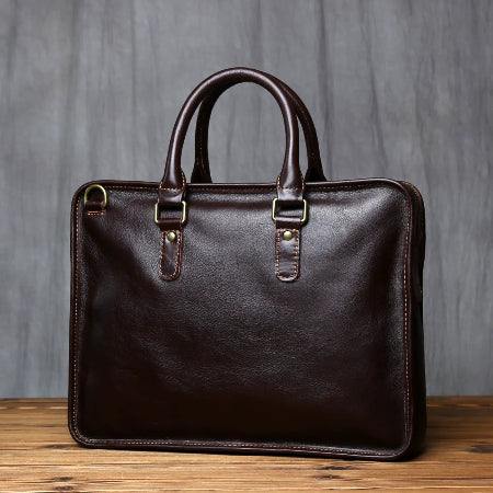 Importé - Sac Premium Cuir Gaufré Pour PC Ordinateur 14''