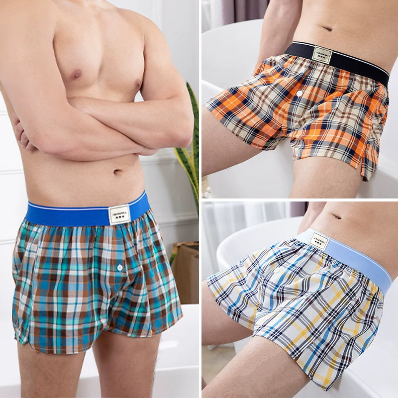 Importé - Lot x3 Culottes Homme Pur Coton