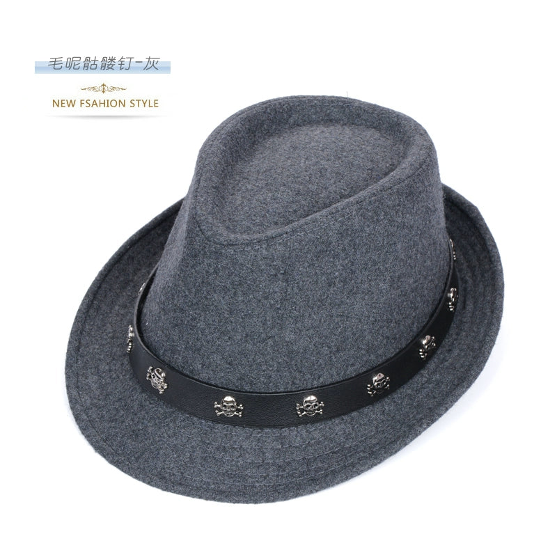 Importé - Chapeau Homme A Bords Roulés Décontracté Britannique Rétro