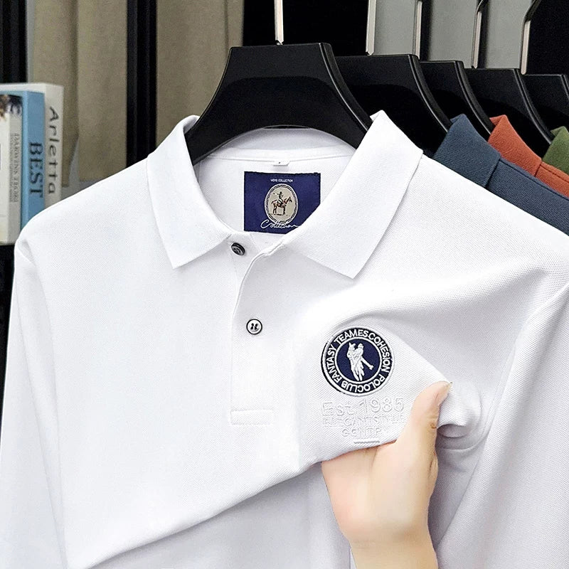 Importé - T-Shirt Polo Homme Manches Courtes