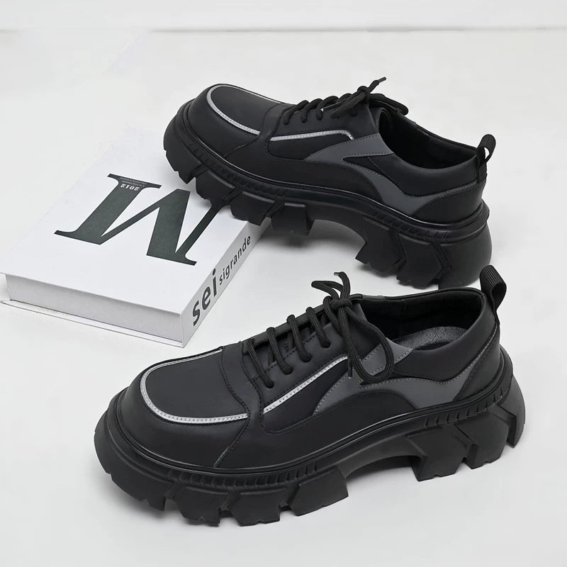 Importé - Chaussure Homme Derbies Semelle Crantée Cuir