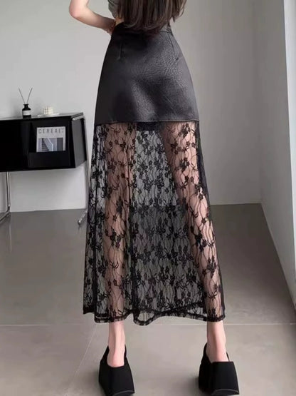 Importé - Jupe Femme Taille Haute Design Tendance