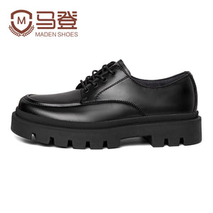 Importé - Chaussure Homme Mocassins Derby  Style Rétro En Cuir