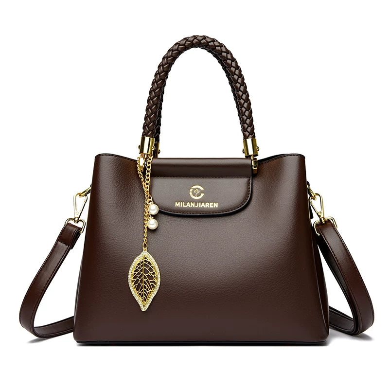 Importé - Sac À Mains Tendance Femme En Cuir Véritable